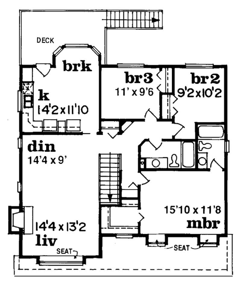 Upper Level Floor Plan