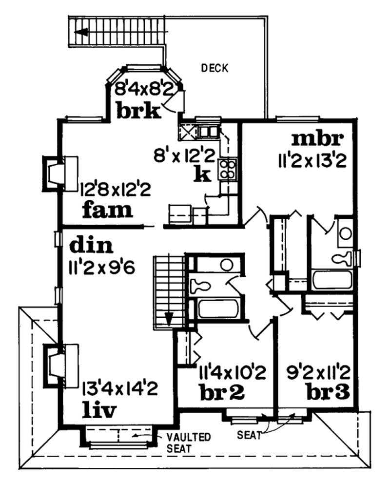 Upper Level Floor Plan