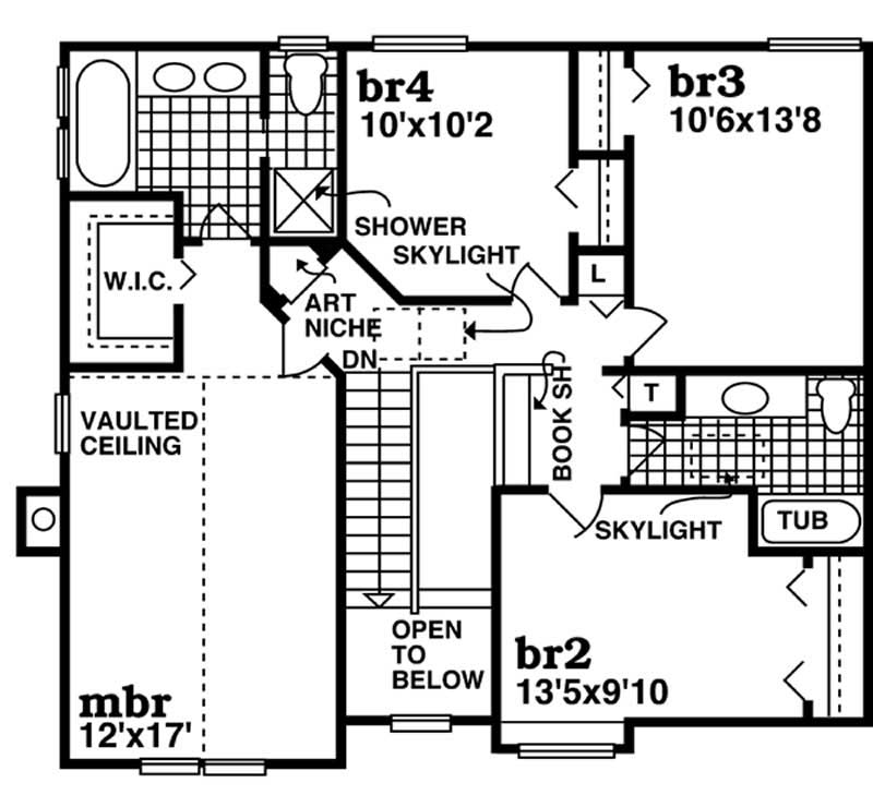 second floor plan