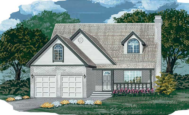 4-Bedroom, 1748 Sq Ft Country House Plan - 167-1333 - Front Exterior