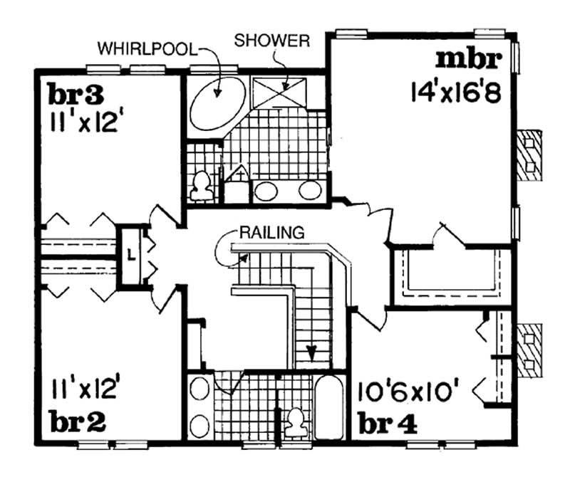 Upper Level Floor Plan