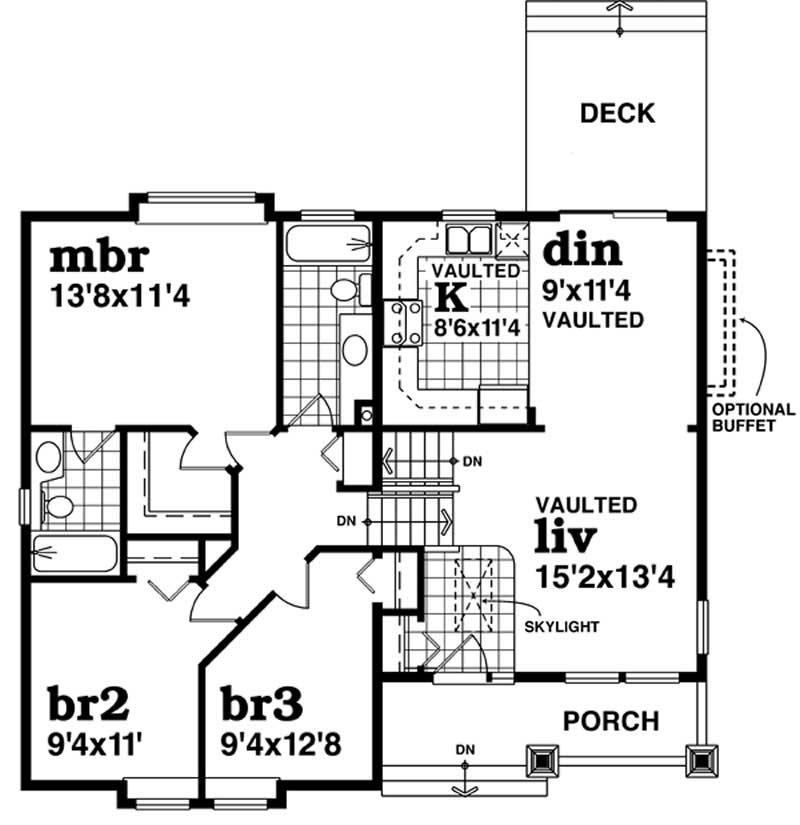 second floor plan