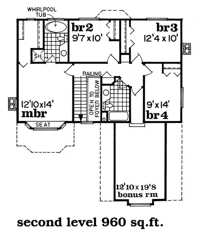 Upper Level Floor Plan