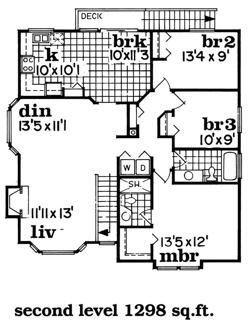 Upper Level Floor Plan