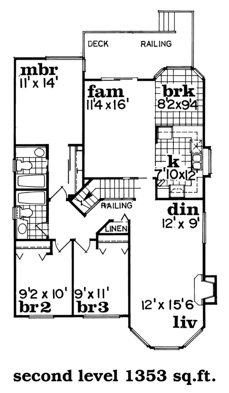 Upper Level Floor Plan