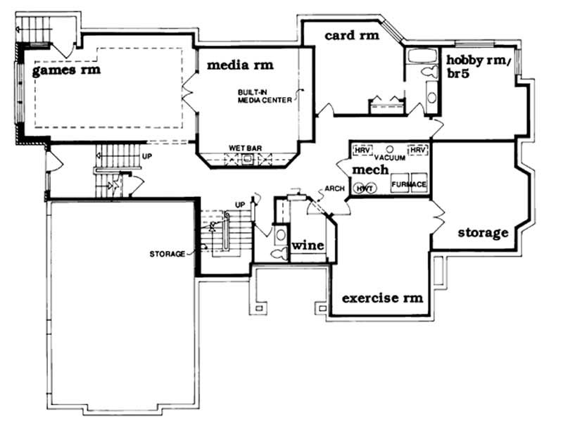 Lower Level Floor Plan
