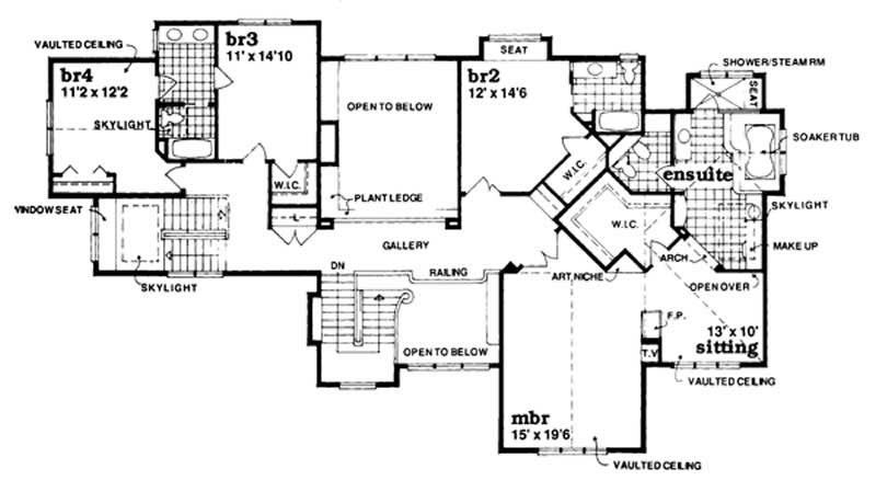 Upper Level Floor Plan