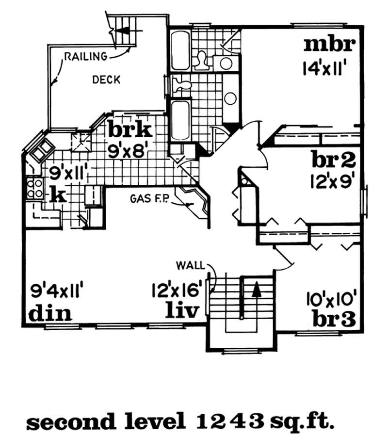 Upper Level Floor Plan