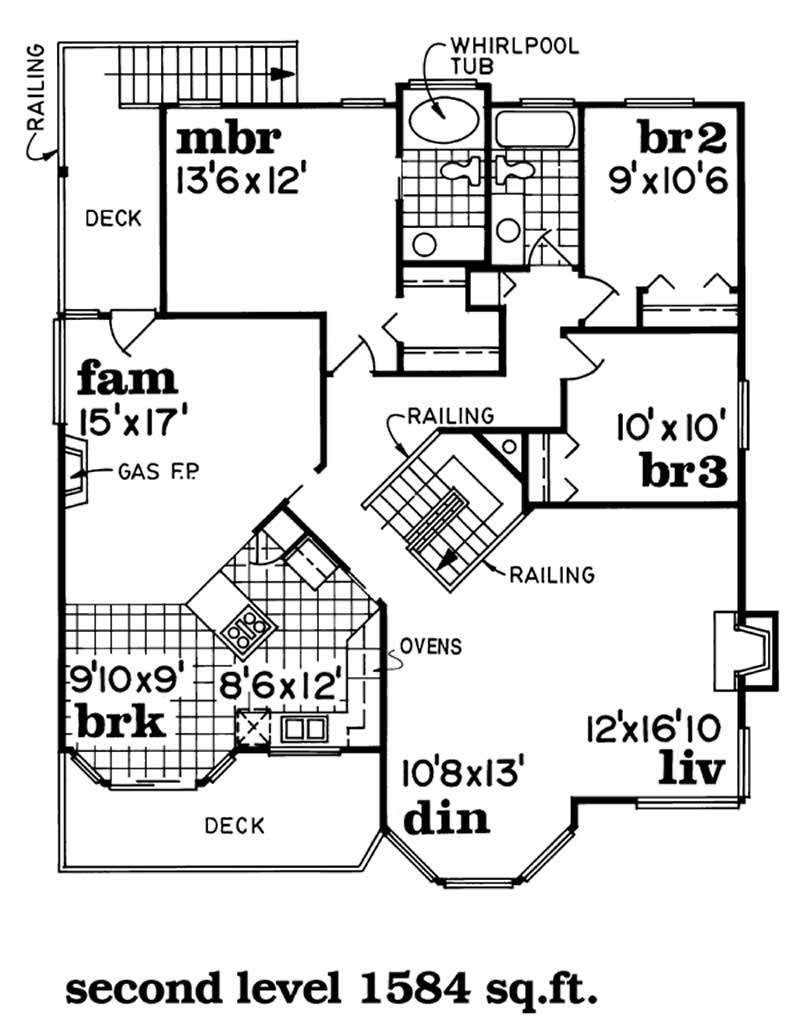 Upper Level Floor Plan