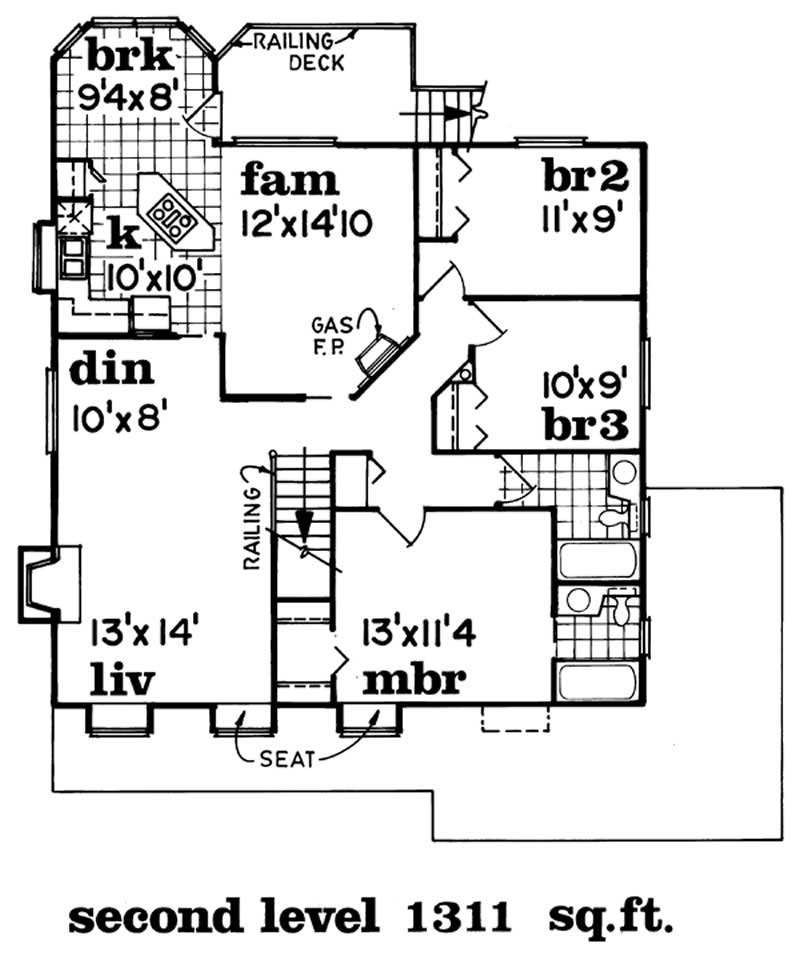 Upper Level Floor Plan