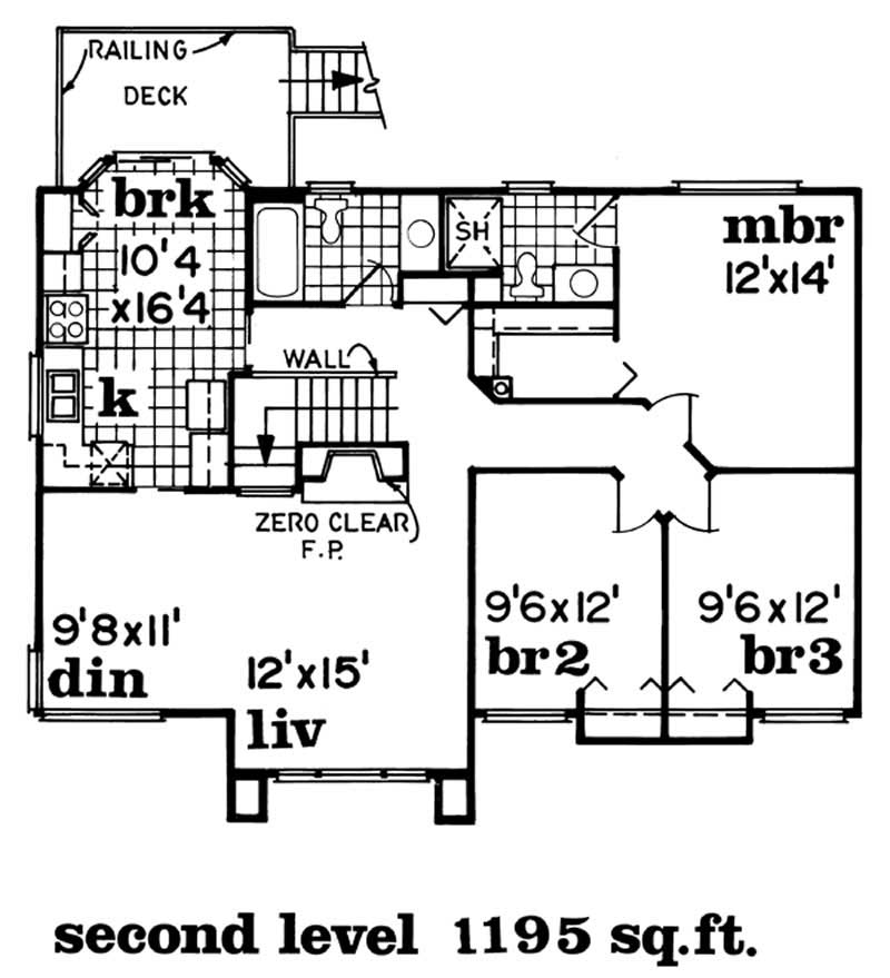 Upper Level Floor Plan