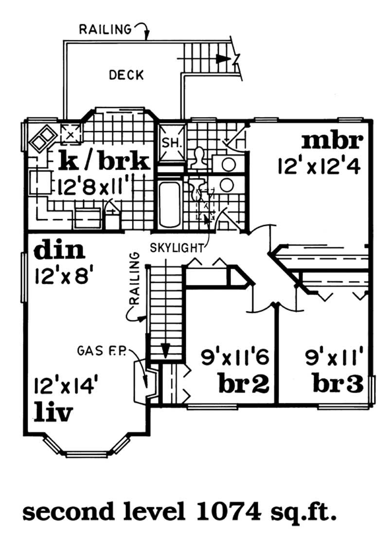 Upper Level Floor Plan