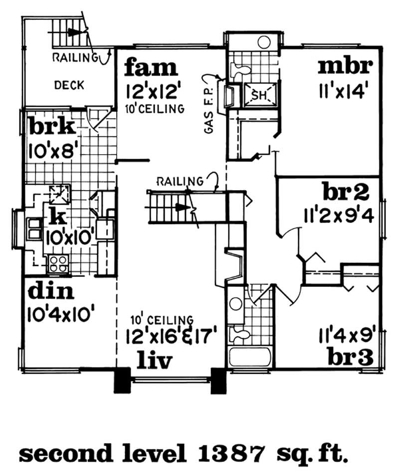 Upper Level Floor Plan