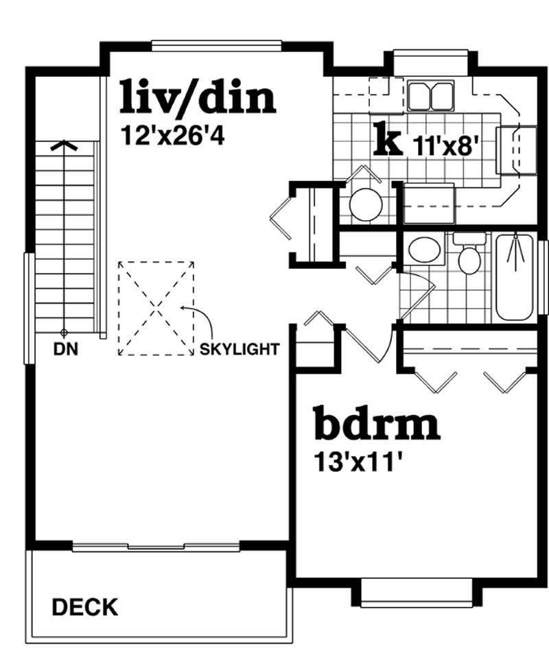 second floor plan