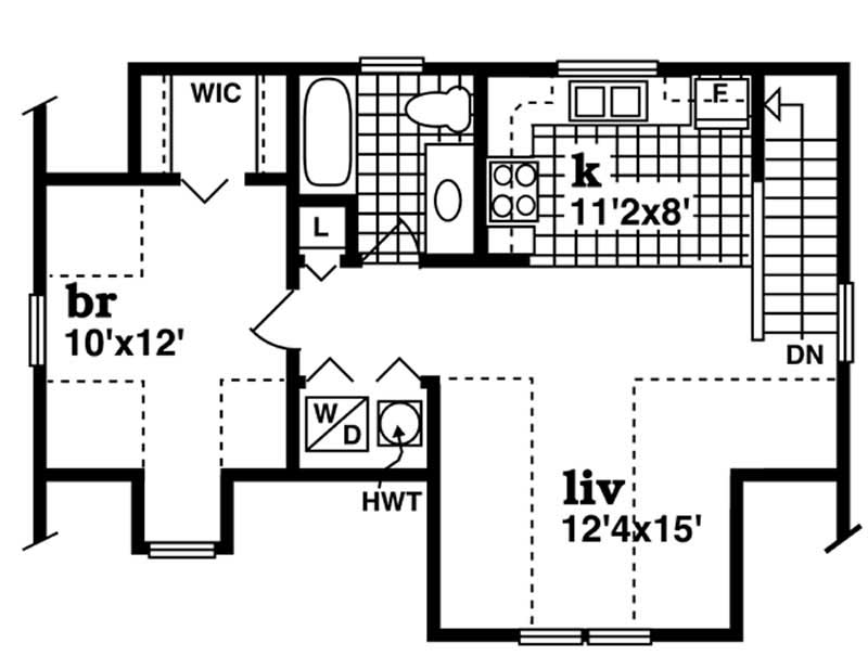 second floor plan