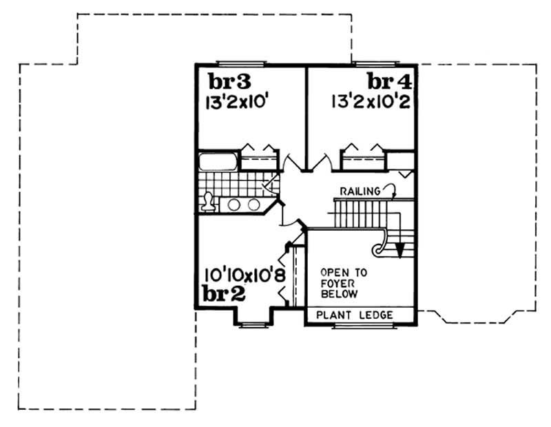 second floor plan