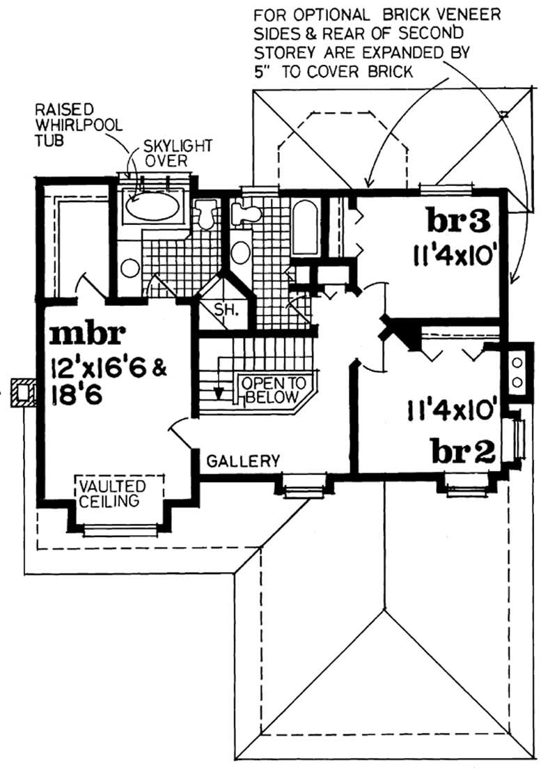 second floor plan