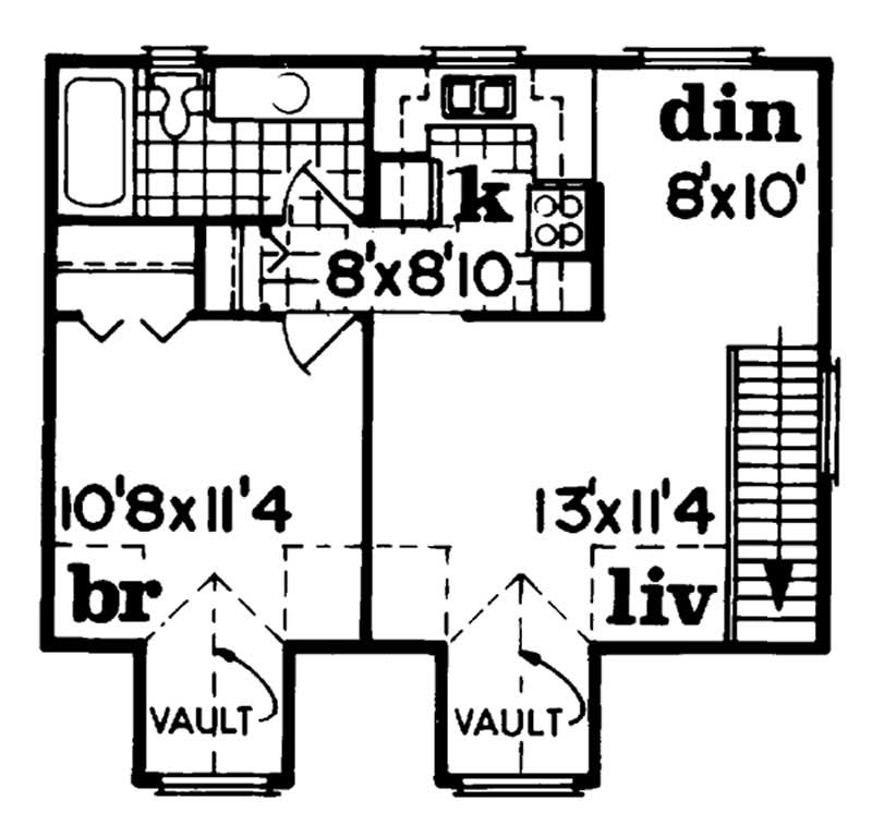 second floor plan