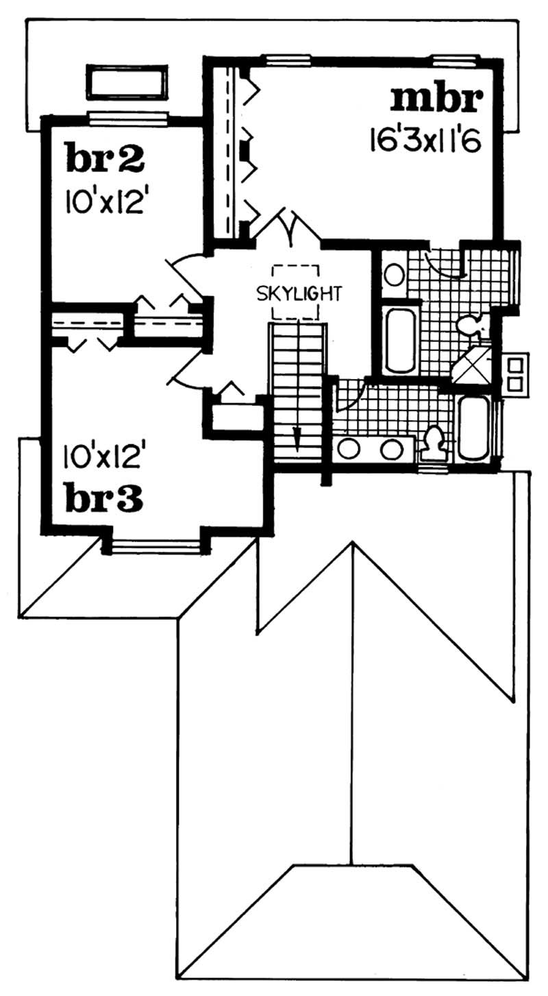 second floor plan