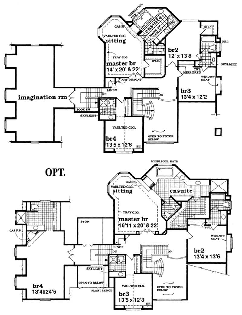 Upper Level Floor Plan