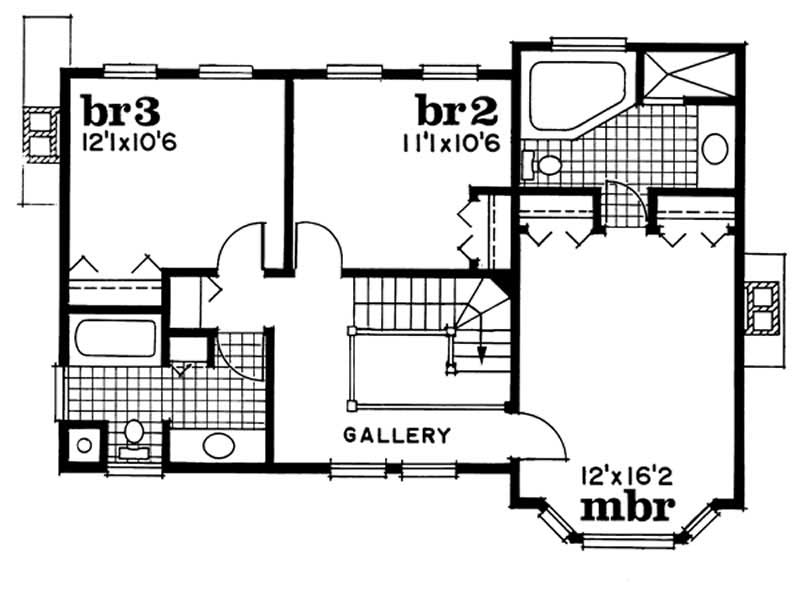 second floor plan