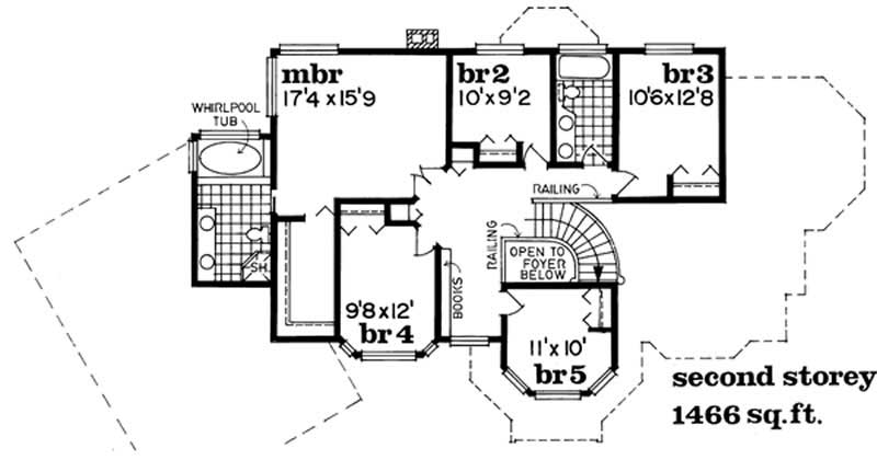 Upper Level Floor Plan