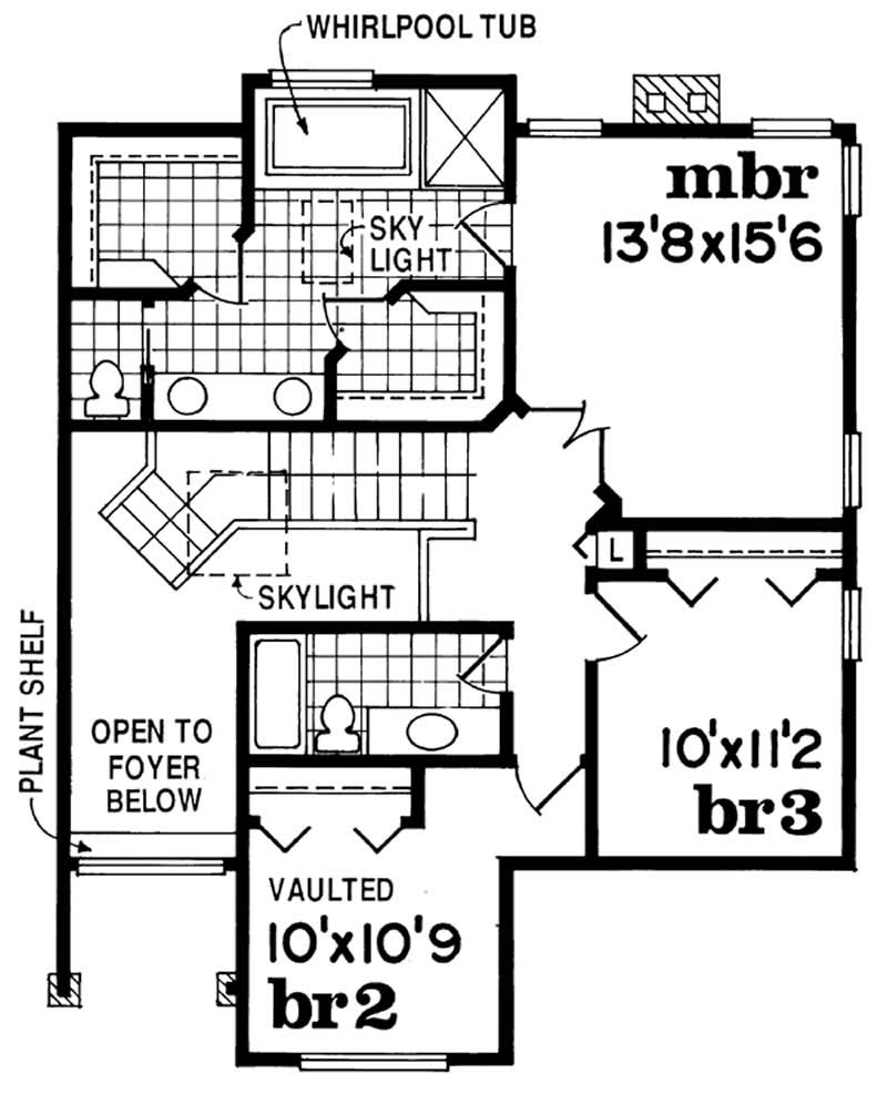 second floor plan