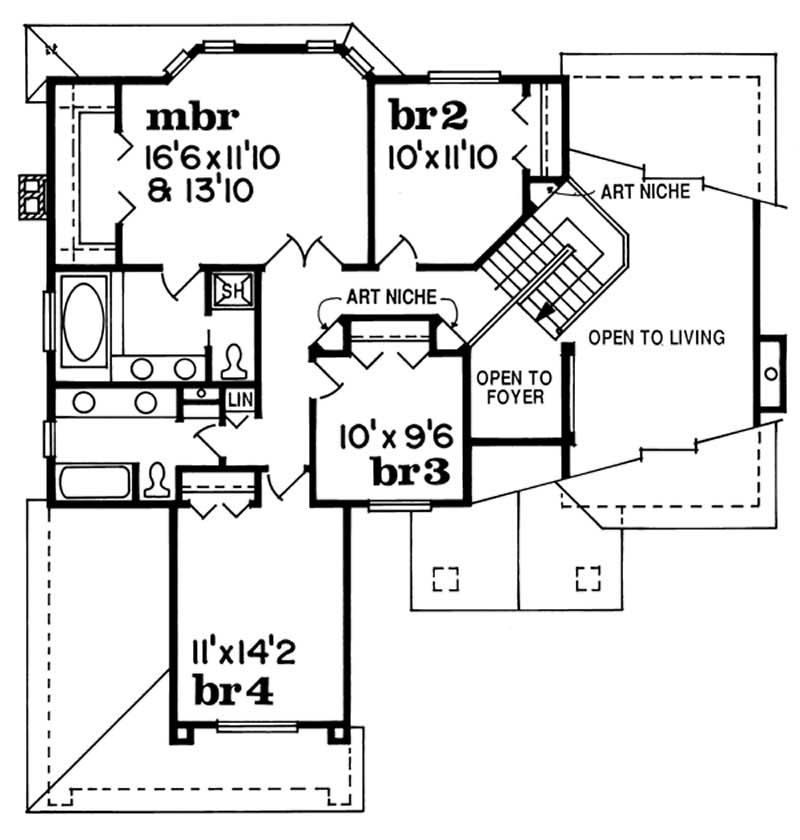 second floor plan