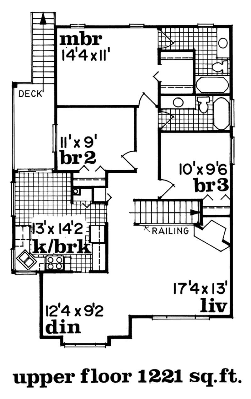 Upper Level Floor Plan