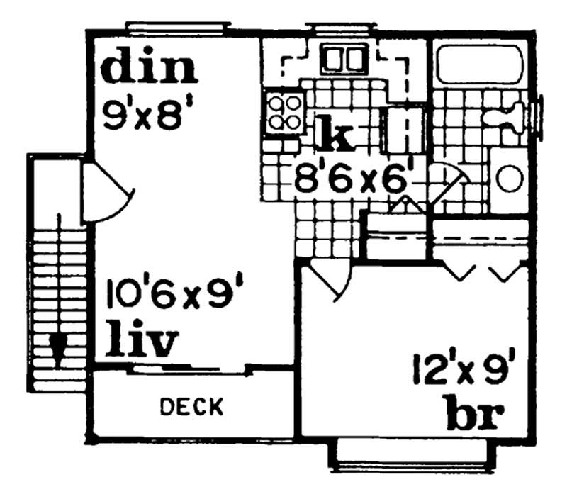 second floor plan