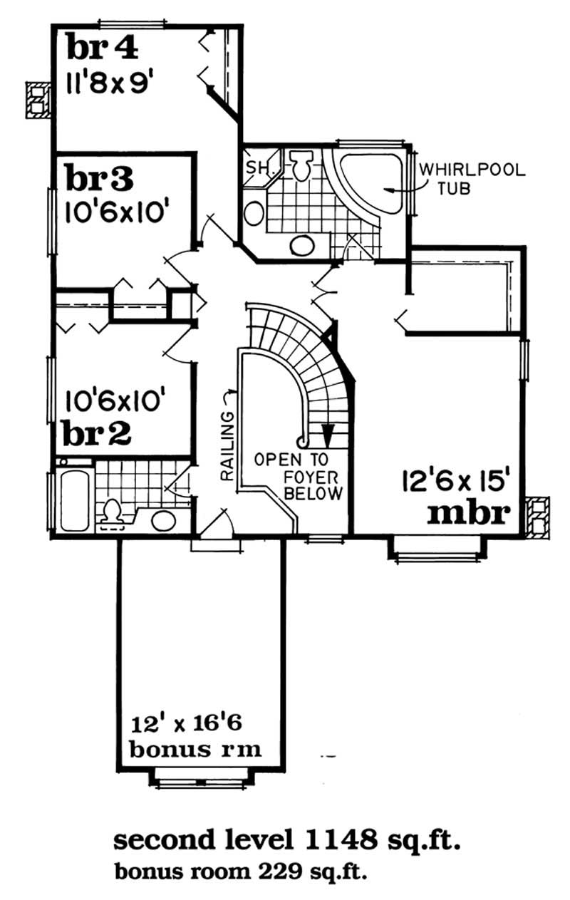Upper Level Floor Plan