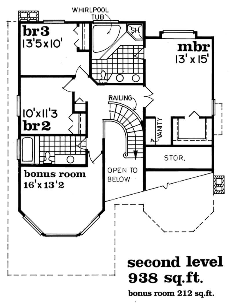 Upper Level Floor Plan