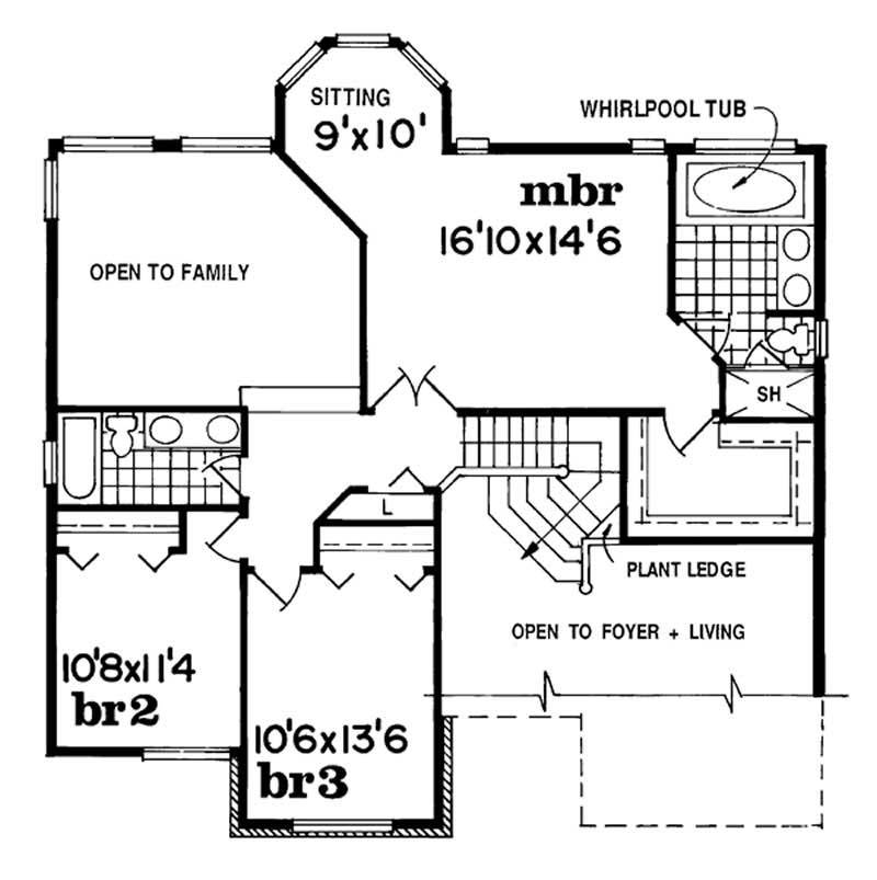 Upper Level Floor Plan
