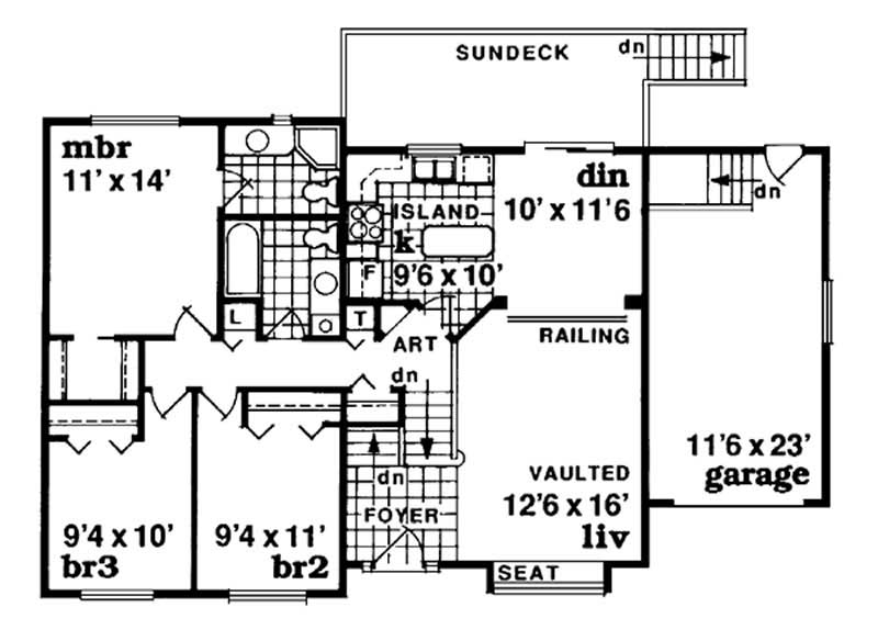 Upper Level Floor Plan