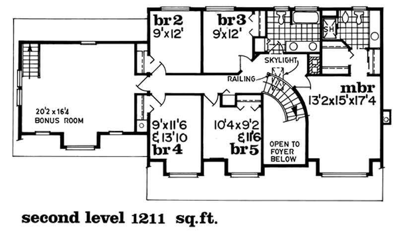Upper Level Floor Plan