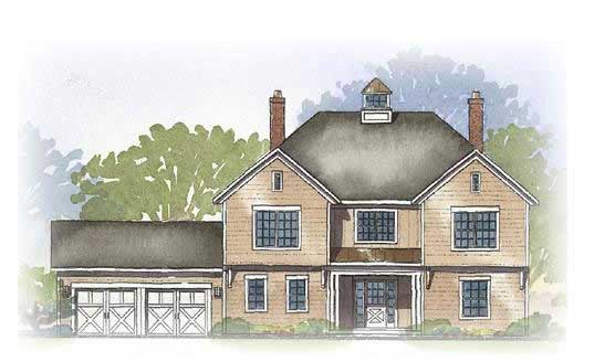 4-Bedroom, 2483 Sq Ft European House Plan - 168-1025 - Front Exterior
