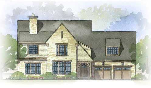 3-Bedroom, 3185 Sq Ft Craftsman House Plan - 168-1062 - Front Exterior