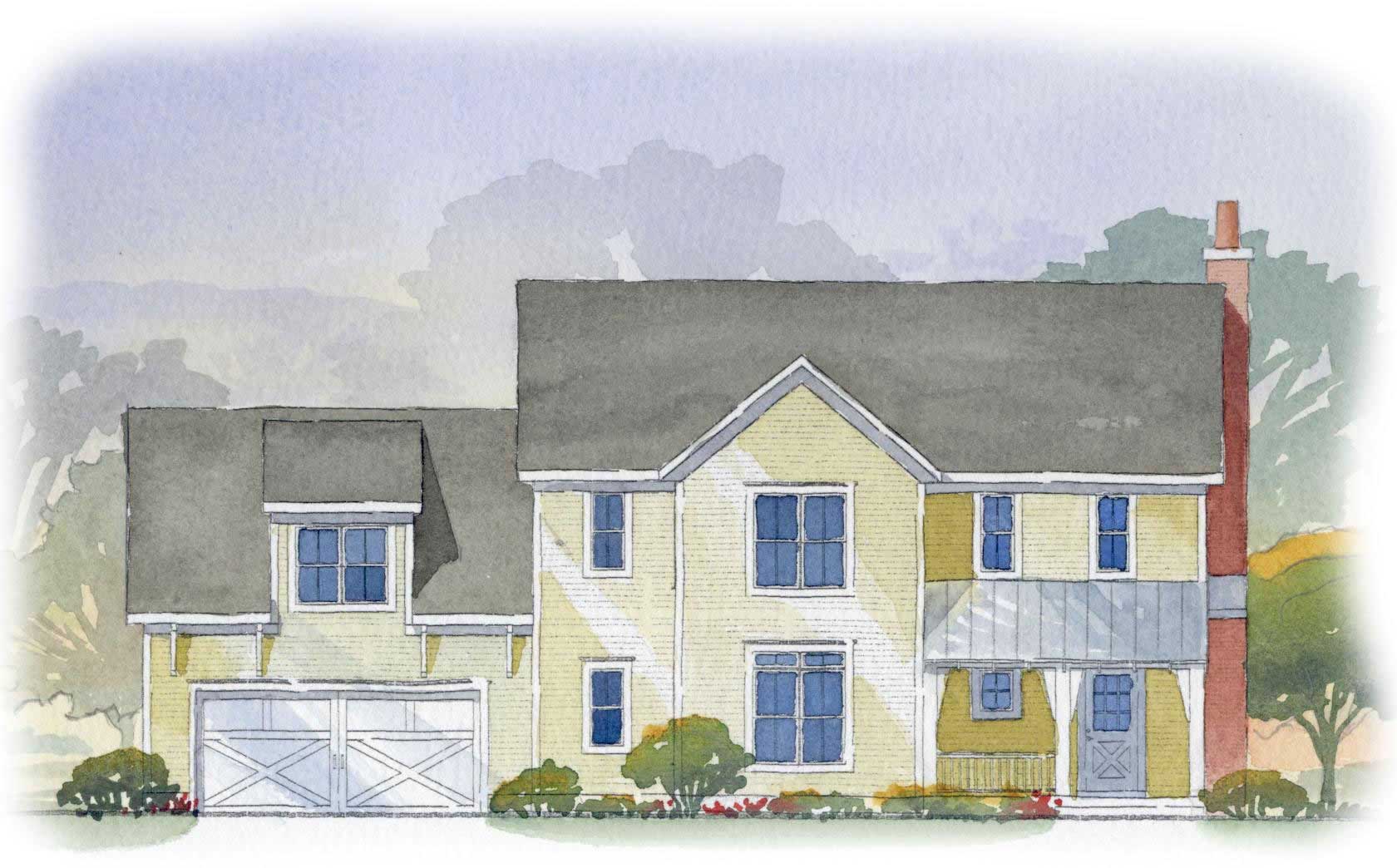 3-Bedroom, 2122 Sq Ft Country Home Plan - 168-1071 - Main Exterior