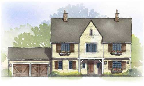 4-Bedroom, 2810 Sq Ft Country Home Plan - 168-1079 - Main Exterior