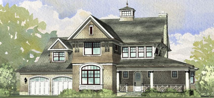4-Bedroom, 3536 Sq Ft Craftsman House Plan - 168-1103 - Front Exterior