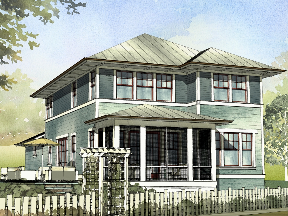 4-Bedroom, 2401 Sq Ft Traditional Home Plan - 168-1113 - Main Exterior