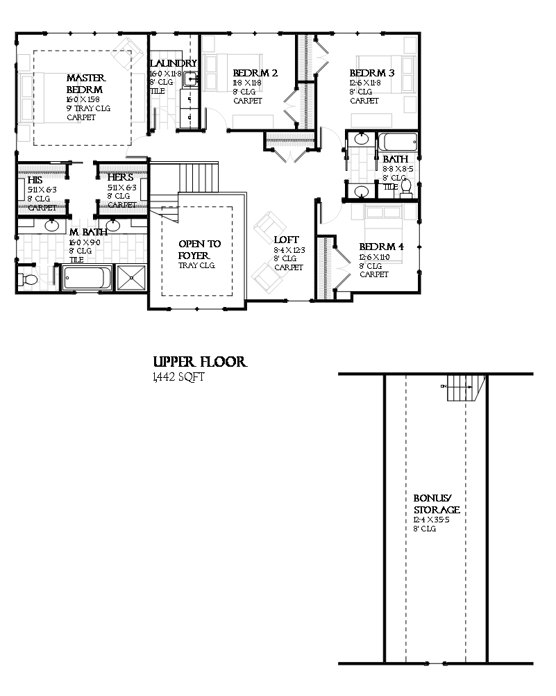 Floor Plan Upper Level