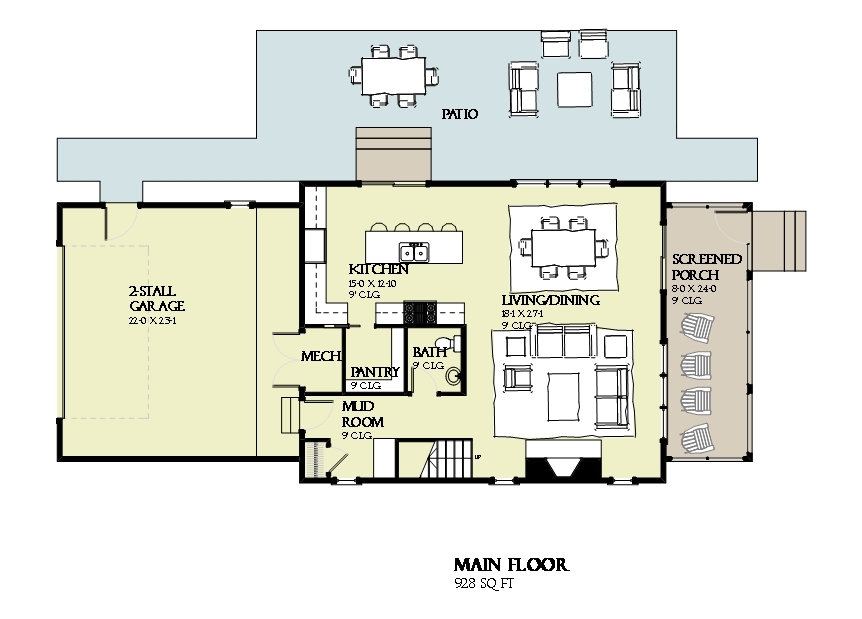 Floor Plan Main Level