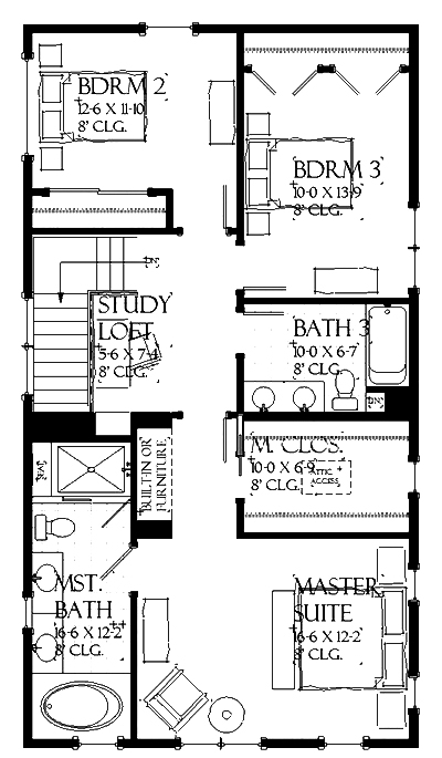 Floor Plan Upper Level
