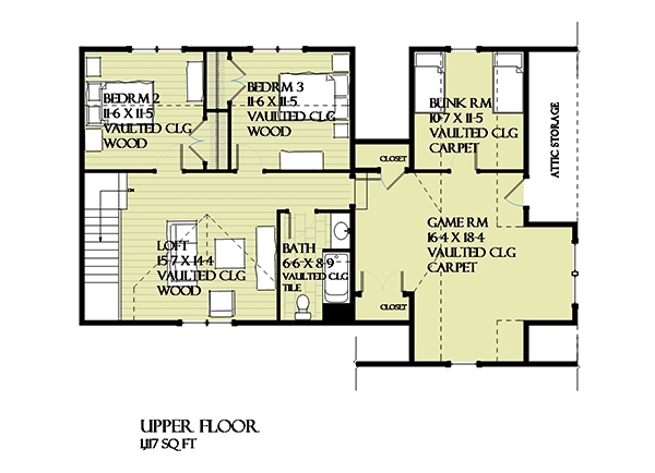Floor Plan Upper Level