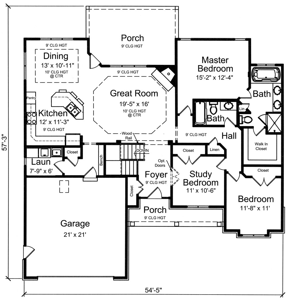 Floor Plan Main Level