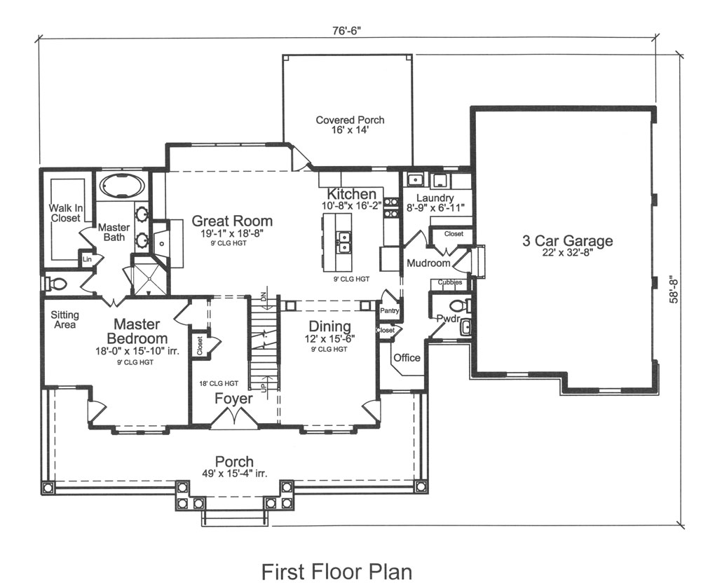 Floor Plan Main Level