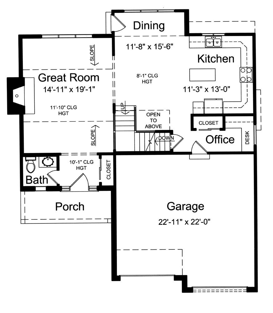 Floor Plan Main Level