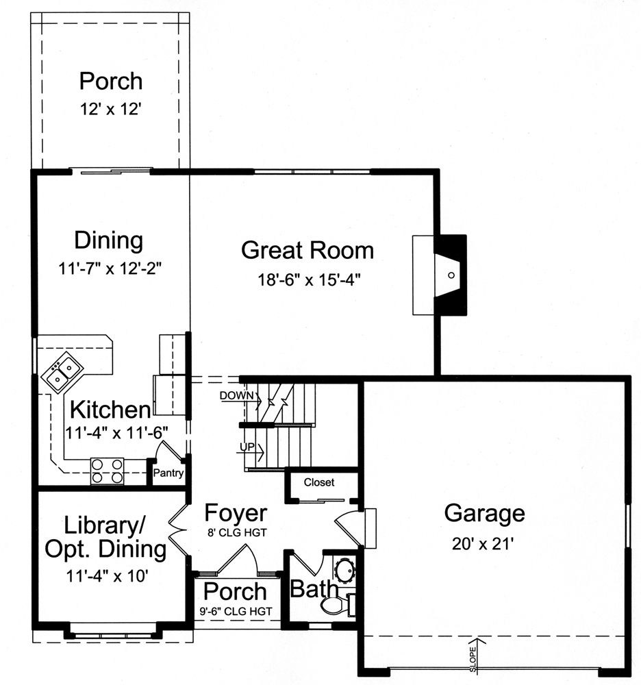 Floor Plan Main Level