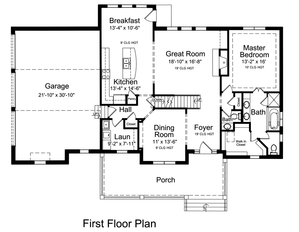 Floor Plan Main Level